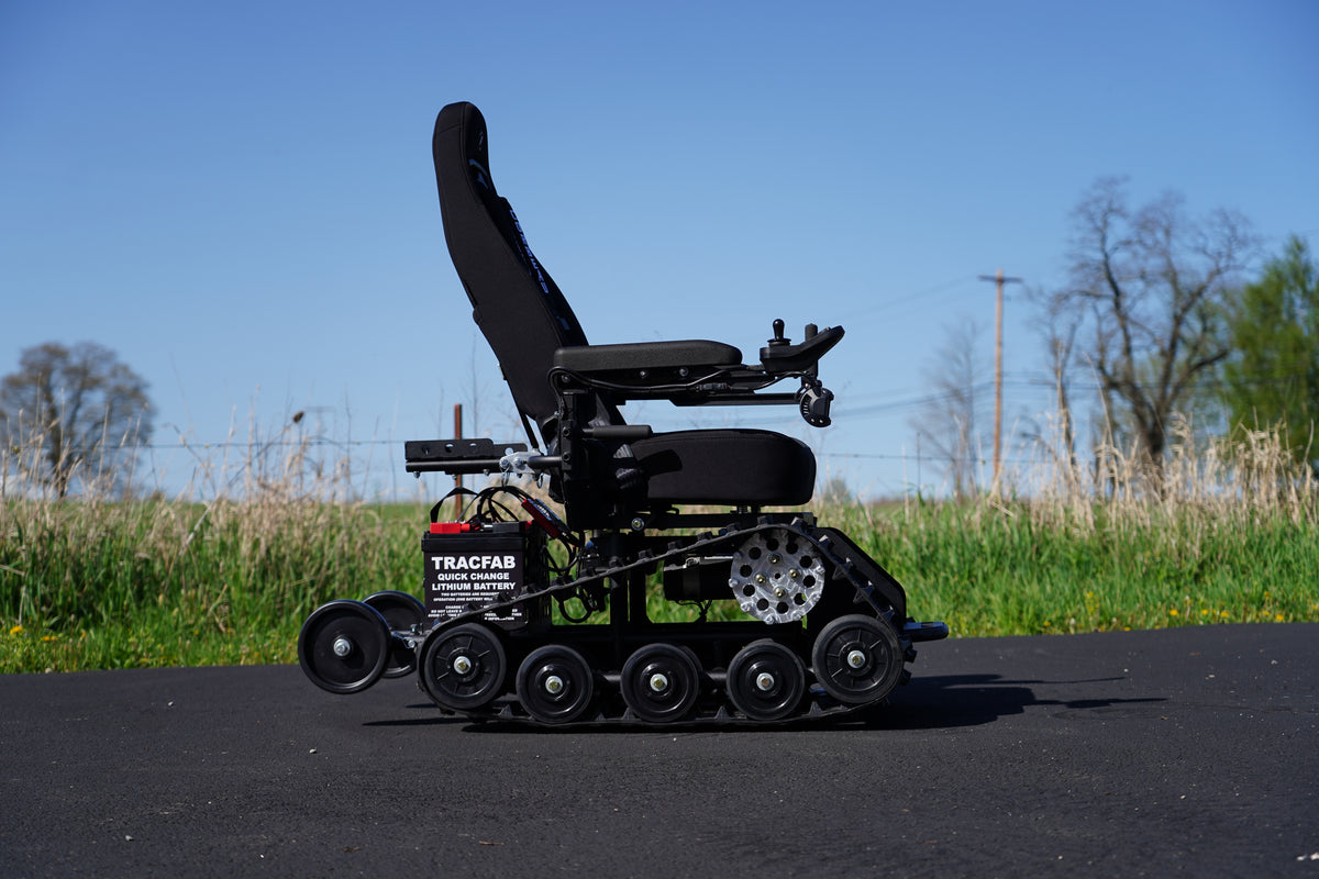 TracFab All-Terrain Tracked Wheelchair